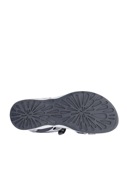 Leather Women's Sporty Grey Sandals