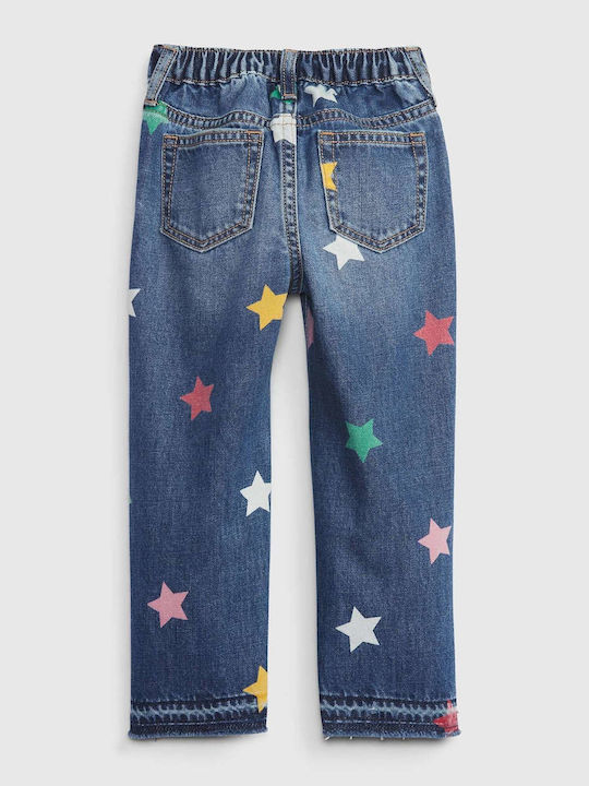 GAP Girls Fabric Denim Trouser Navy Blue