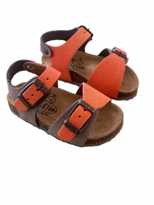 Plakton Kids' Sandals Pixel Anatomic Orange