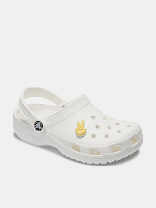 Crocs Jibbitz Charm Peace Hand Sign Crocs Jibbitz Charm Peace Hand Sign