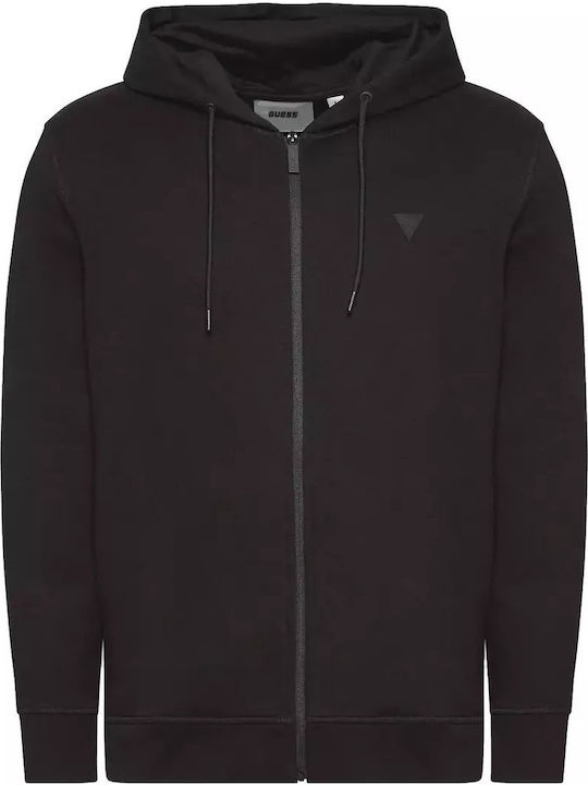 Black Hooded Cardigan