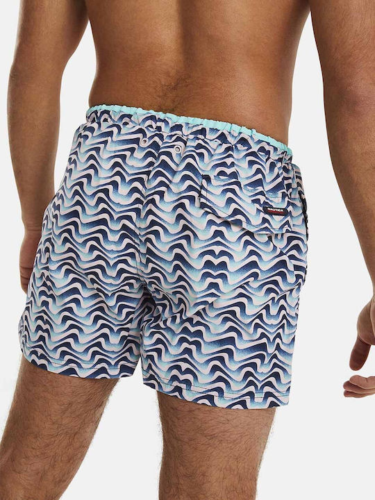 Nautica Cameo Herren Badebekleidung Shorts Türkis mit Mustern