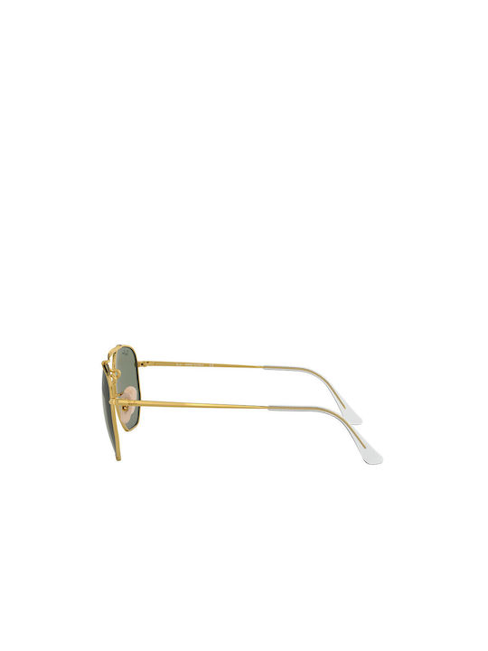 Ray Ban Marshal Γυαλιά Ηλίου με Χρυσό Μεταλλικό Σκελετό και Πράσινο Φακό RB3648 001