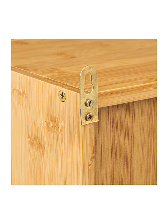 5Five F-V Lab'n Modul Rectangular Bathroom Mirror made of Particle Board with Shelf & Cabinet 38.5x58cm Beige