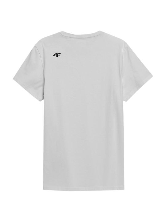 4F Men's Short Sleeve T-shirt White