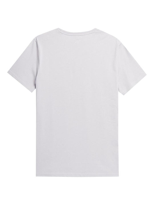 4F Men's Short Sleeve T-shirt White