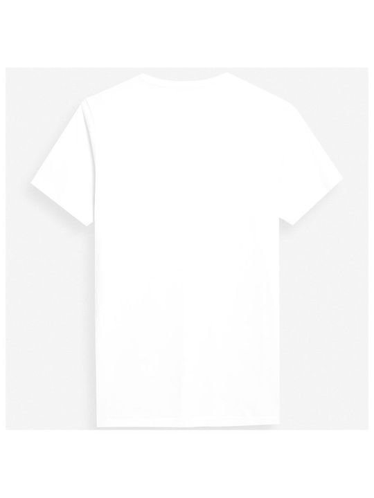 4F Men's Short Sleeve T-shirt White