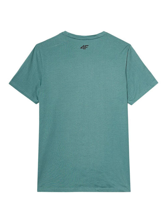 4F Men's Short Sleeve T-shirt Green