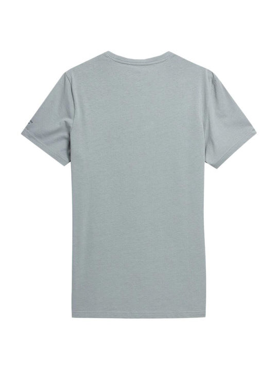 4F Men's Short Sleeve T-shirt Gray