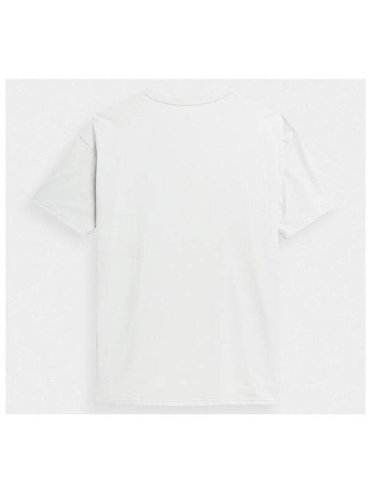 4F Men's Short Sleeve T-shirt White