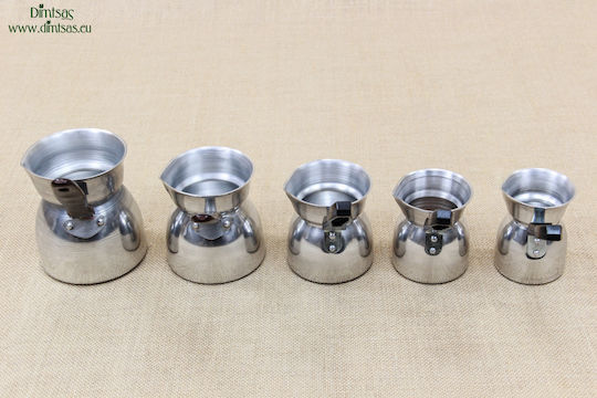 Briki aus Aluminium Νο6 in Silber Farbe