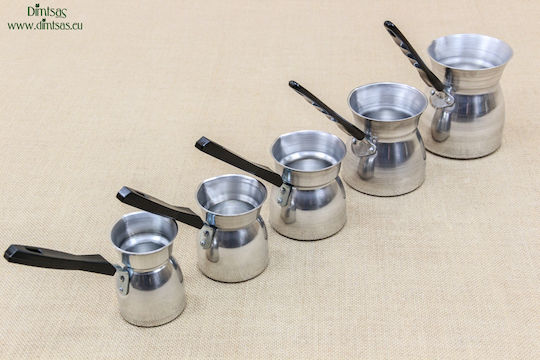 Briki aus Aluminium Νο2 in Silber Farbe