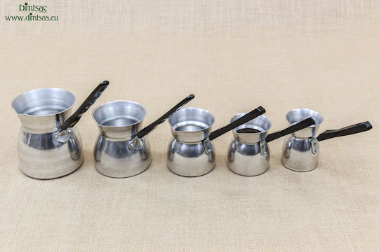Briki aus Aluminium Νο2 in Silber Farbe