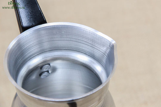 Briki aus Aluminium Νο2 in Silber Farbe