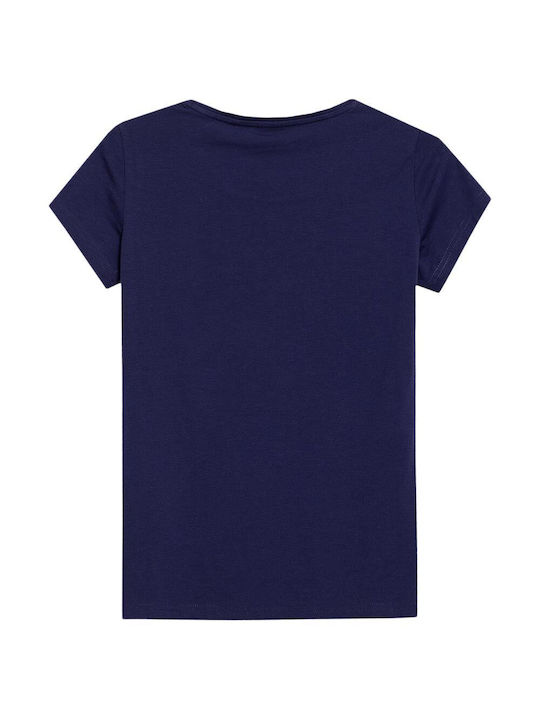 4F Women's Athletic T-shirt Navy Blue