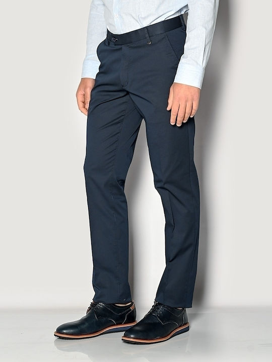 Sogo Men's Trousers Suit in Regular Fit Navy Blue