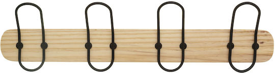 5Five Ξύλινη 4 Θέσεων 50x13.5x7cm 5Five Ξύλινη 4 Θέσεων 50x13.5x7cm
