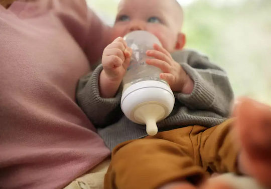 Philips Glass Baby Bottle Natural Response with Silicone Teat for 1+ Months Transparent 120ml