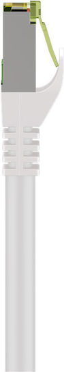 Goobay S/FTP Cat.8.1 Network Cable Ethernet 10m White