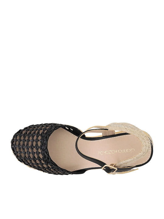 Eisen Women's Platform Espadrilles Black