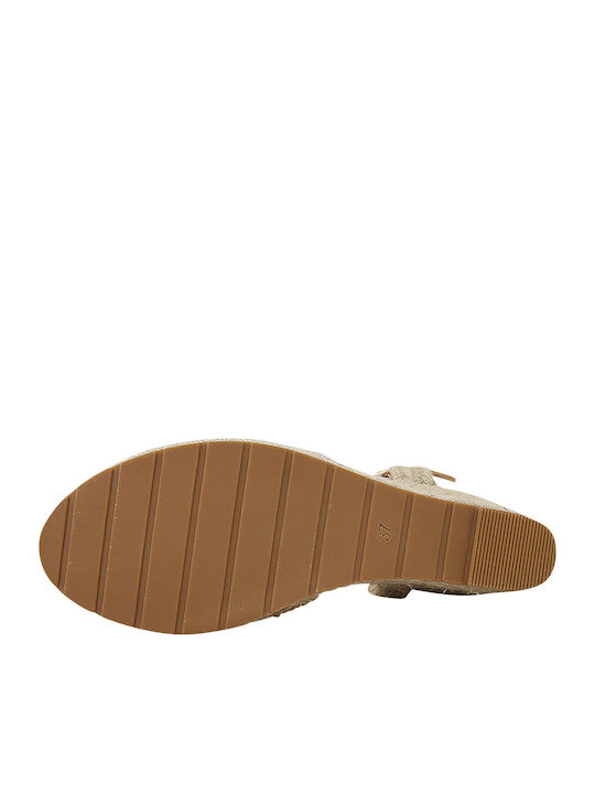 Women's Platform Espadrilles Beige