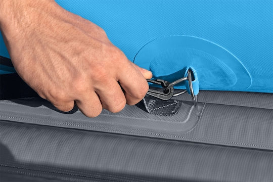 Bestway Hydroforce Surge Elite X1 65143 Пластмасов Каяк Плажна чанта 1 лице Сив