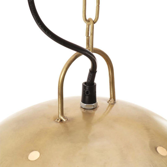 vidaXL Industrial Hängelampe Bronze Glocke mit Fassung E27 42x52cm.