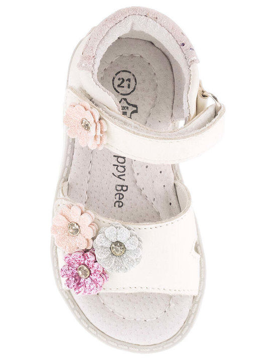 Happy Bee Kids' Sandals White