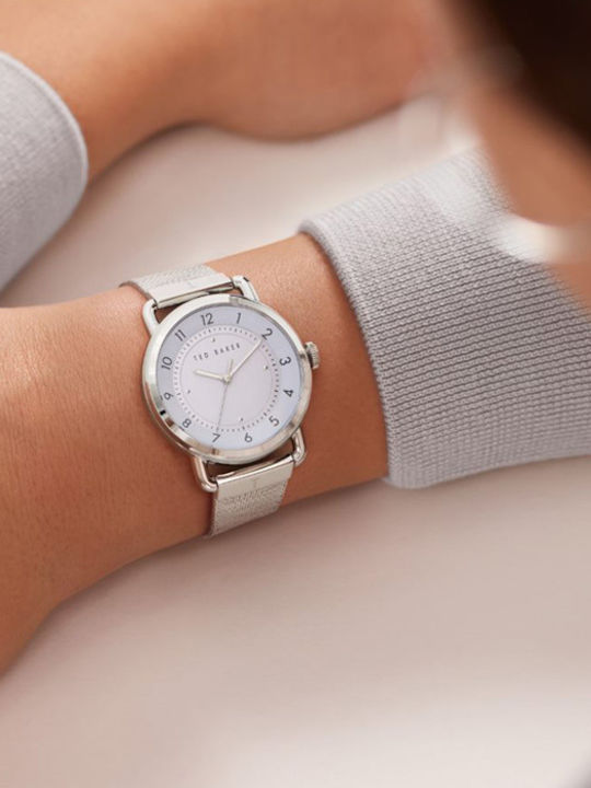Ted Baker Harriet Womens Watch 38mm Battery with Silver Stainless Steel Bracelet