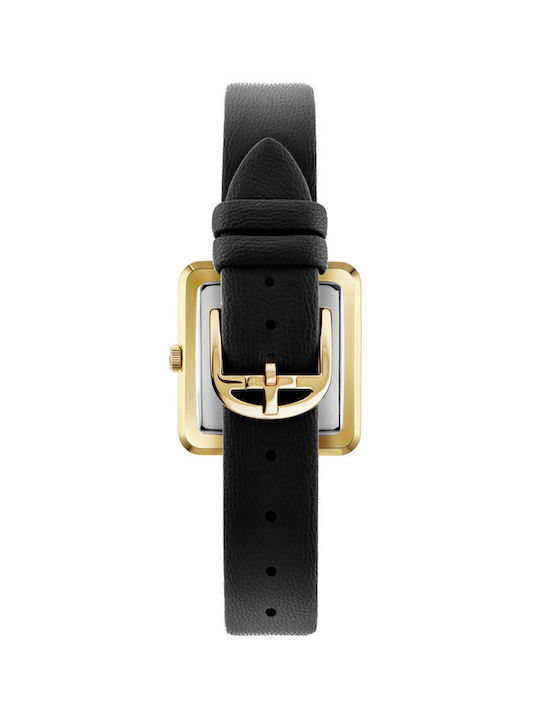 Ted Baker Mayse Watch with Black Leather Strap