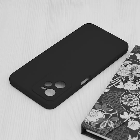 Techsuit Soft Edge Umschlag Rückseite Silikon Schwarz (Realme C35)