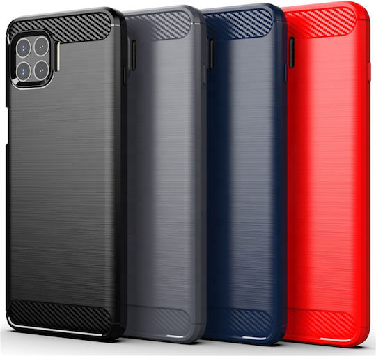 Techsuit Карбонова Задна Корица От Силикон Черна (Moto G 5G Plus)