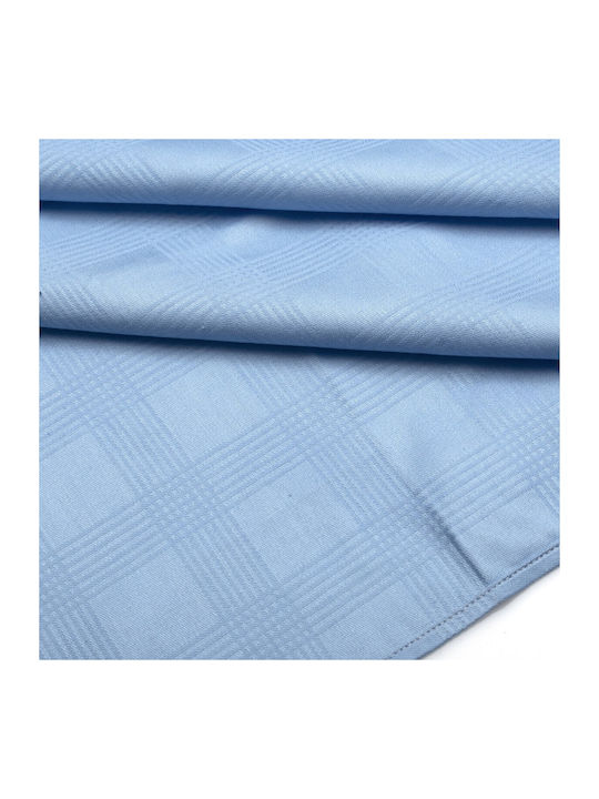 Dimcol Față de masă Din Bumbac Blue 140 albastru cer 140x140cm
