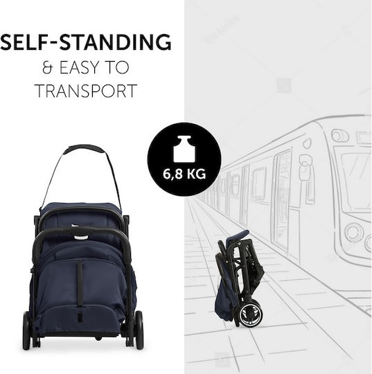 Hauck Travel N Care Baby Stroller Suitable for Newborn Navy Blue 6.8kg