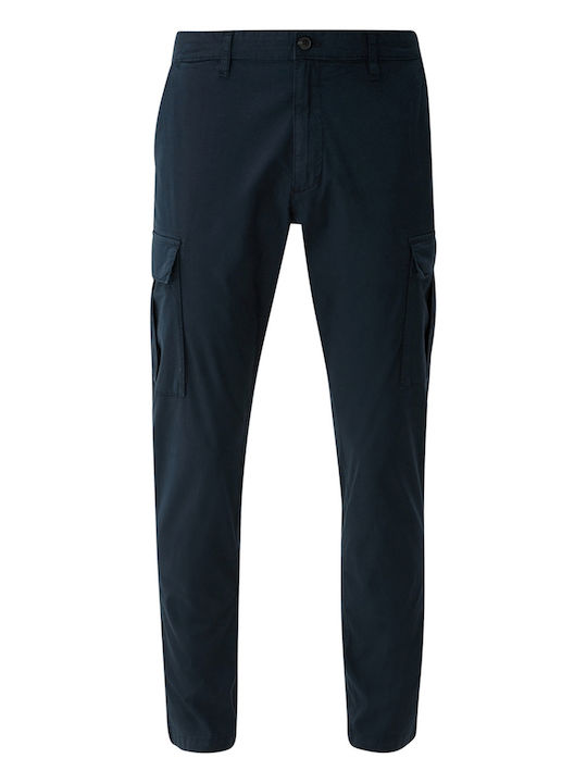 Red Label Ανδρικό Παντελόνι Cargo Regular Fit Navy Μπλε
