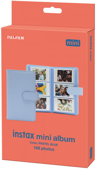Fujifilm Mini Album Instax Mini 12 for 108 Photos Light Blue 5x7cm
