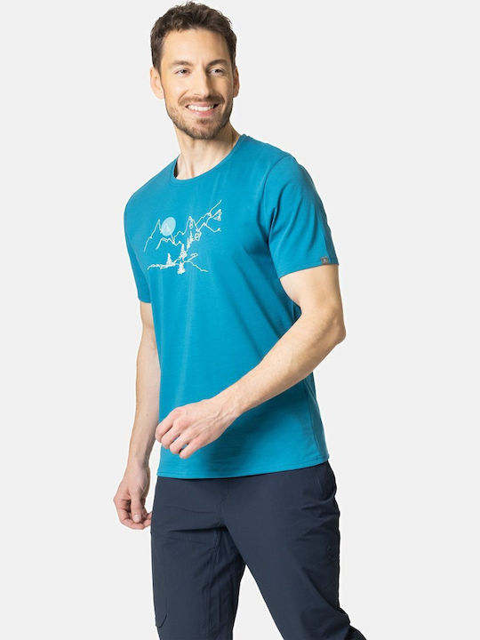 Nikko Landscape Athletic Short Sleeve T-Shirt Blue