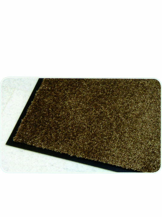 Sdim Fußmatte Teppich mit rutschfester Unterlage Memphis 093 Brown 40x60cm