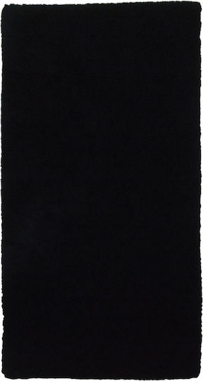 Newplan Shaggy Bedroom Rugs Set Puffy FC9 Black 3pcs