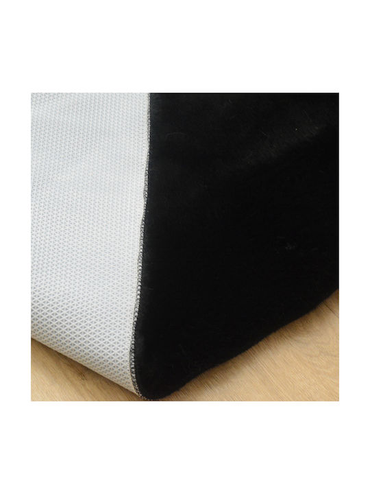 Newplan Puffy Σετ Shaggy Χαλιά Κρεβατοκάμαρας Puffy FC9 Black 5-41-PF-T-FC9BLACK-SET067(2x140,1x210) 3τμχ