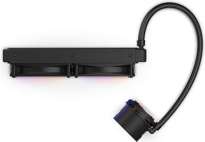 NZXT Kraken 240 RGB Wasserkühlung für Prozessor Doppelter Ventilator 120mm für Sockel AM4/AM5/1700/1200/115x