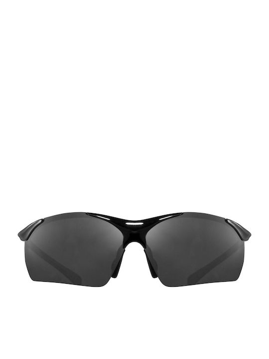 Uvex Sportstyle 223 Ανδρικά Γυαλιά Ηλίου με Μαύρο Κοκκάλινο Σκελετό και Γκρι Φακό S5309822216