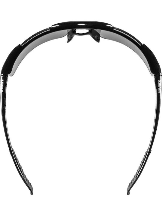 Uvex Sportstyle 223 Ανδρικά Γυαλιά Ηλίου με Μαύρο Κοκκάλινο Σκελετό και Γκρι Φακό S5309822216