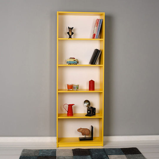 Bibliothek Max Yellow 58x23x170cm