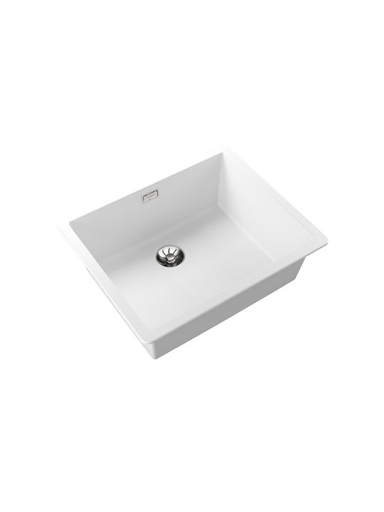 Teka Radea R10 50.40 M-TG 115230053 Unterbau Spüle aus Verbundgranulat B50xT40cm Weiß