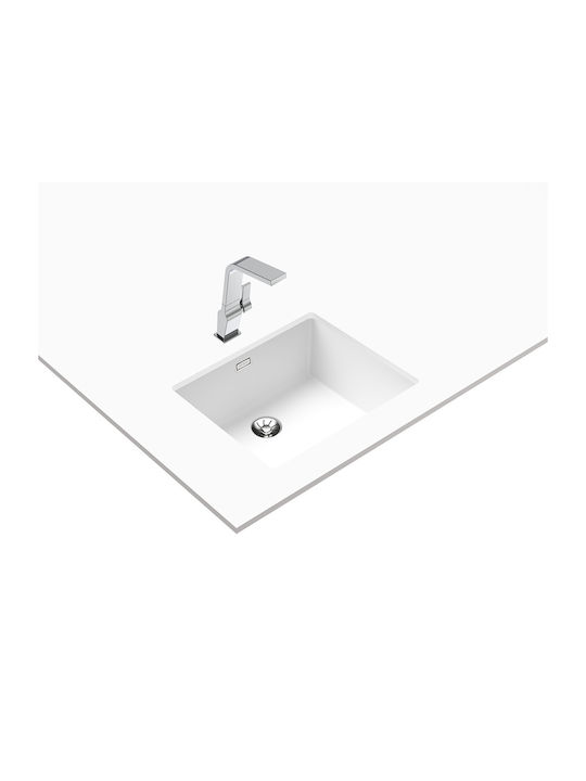 Teka Radea R10 50.40 M-TG 115230053 Unterbau Spüle aus Verbundgranulat B50xT40cm Weiß