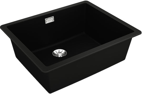 Teka Radea R10 50.40 M-TG 115230051 Drop-In Мивка от Синтетичен Гранит Ш55.6xД45.6см Черен