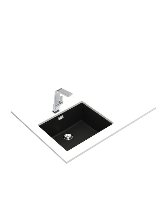 Teka Radea R10 50.40 M-TG 115230051 Drop-In Spüle aus Verbundgranulat B55.6xT45.6cm Schwarz