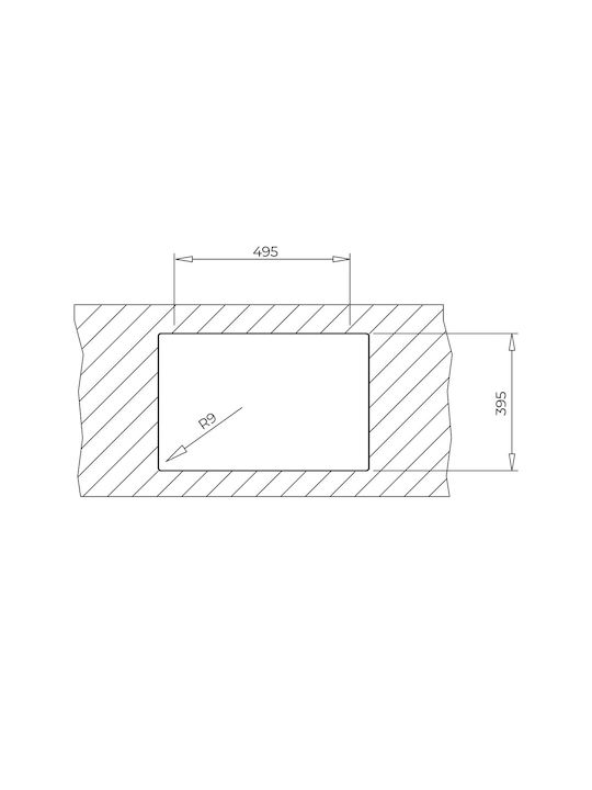 Teka Radea R10 50.40 M-TG 115230052 Drop-In Мивка от Синтетичен Гранит Ш55.6xД45.6см Сив