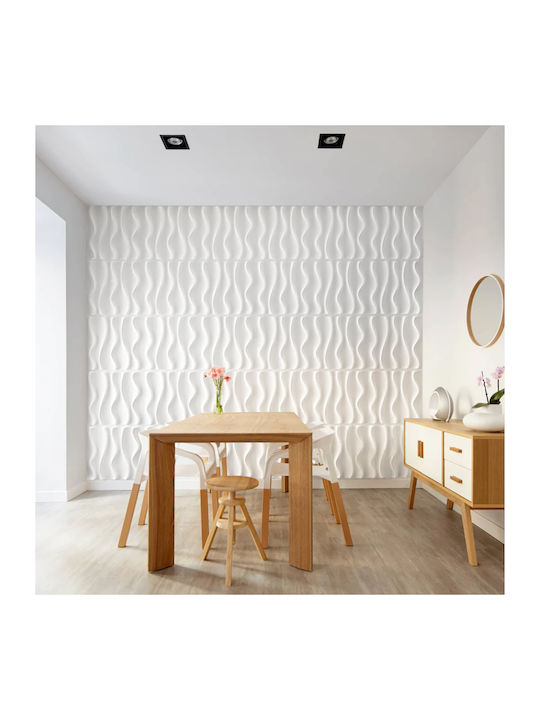 3D Wall Panel Waves 50x50cm